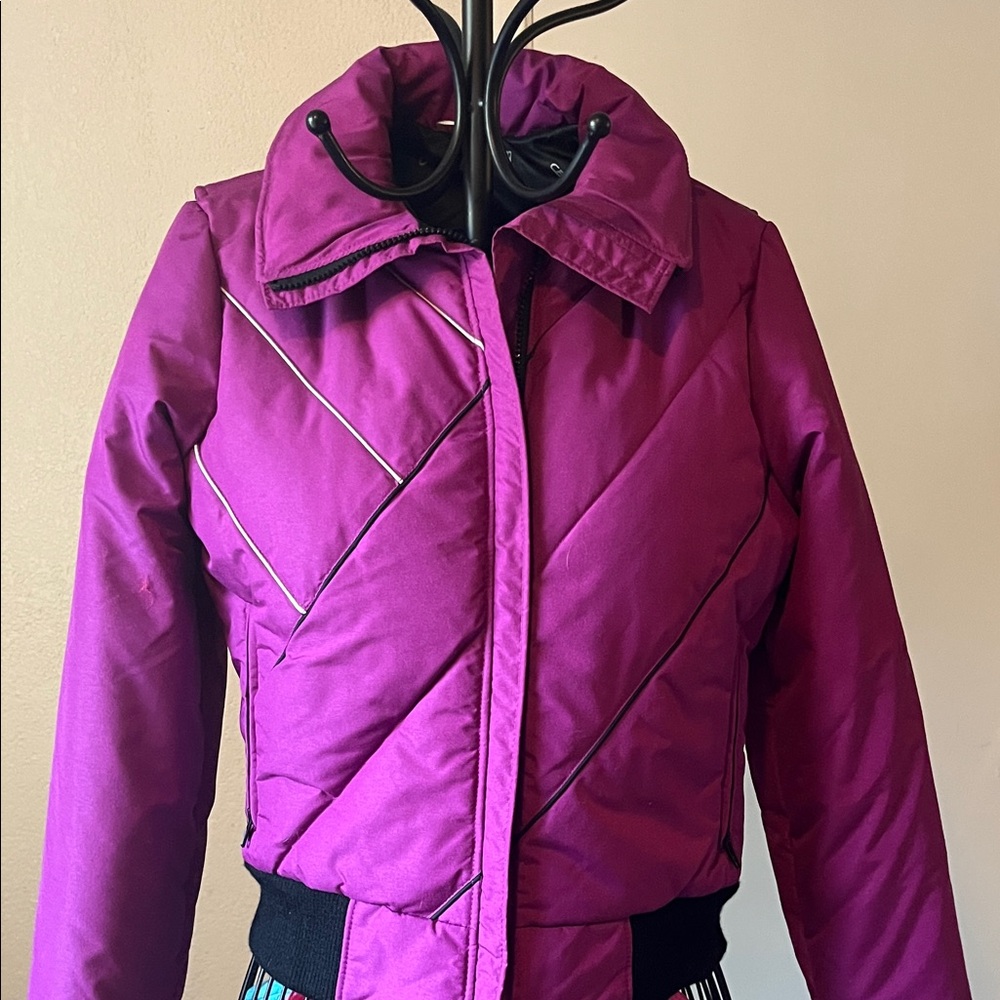 Vibrant Purple Women's Puffer Jacket